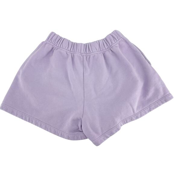 SET Active Lavender Lounge Shorts Sweat Shorts Heavy Cotton Size Large - Picture 3 of 5